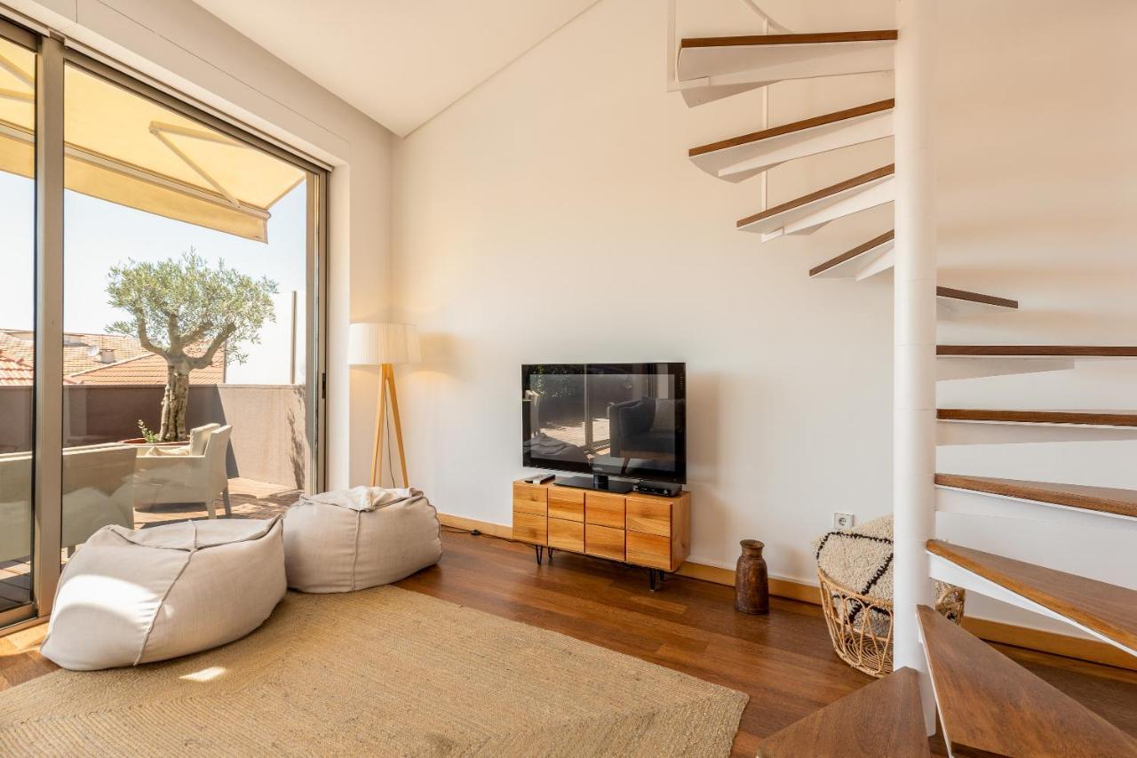 Sunny Loft In Downtown Porto With Private Parking Lejlighed Eksteriør billede